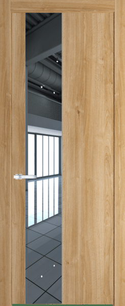 Межкомнатная дверь Profil Doors 19 NW Зеркало Дуб Карамель