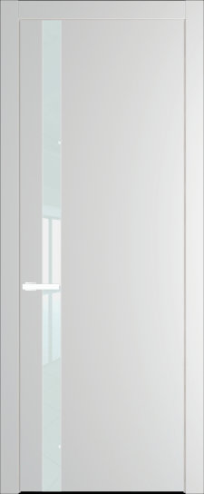 18PW Крем Вайт (RAL 120-02) стекло Lacobel Белый лак