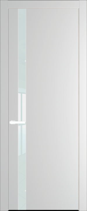 18PW Крем Вайт (RAL 120-02) стекло Lacobel Белый лак