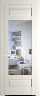 Межкомнатная дверь Profil Doors 4.3.3 PD Перламутр белый Прозрачное