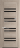Межкомнатная дверь Profil Doors 20 PA Черный матовый RAL9005 Lacobel Белый лак Блэк