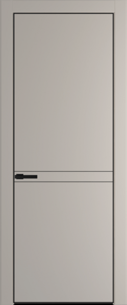 Межкомнатная дверь Profil Doors 11 PA Черный матовый Сэнд