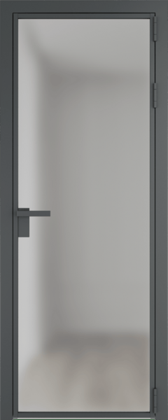 Алюминиевая дверь Profil Doors 1 AG Серая ночь Матовое