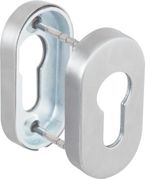Накладка Fuaro (Фуаро) под цилиндр ET.R.DSS201-02P (DSS-02P-ET) INOX 201 (овальное основание)