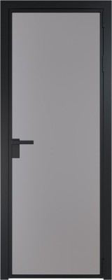 Алюминиевая дверь Profil Doors 1 AG Черный матовый RAL9005 Монохром серый