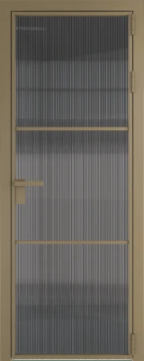 Алюминиевая дверь Profil Doors 13 AG Шампань Мору тонированное