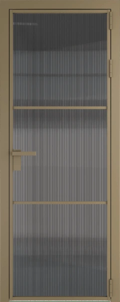 Алюминиевая дверь Profil Doors 13 AG Шампань Мору тонированное