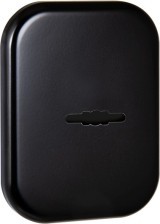 Накладка Fuaro (Фуаро) на сувальдный замок ESC.S.XL/K.486 BL (SC 486-S SQ XL) со шторкой черный (1шт.)