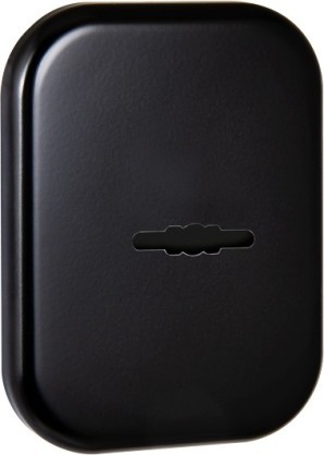 Накладка Fuaro (Фуаро) на сувальдный замок ESC.S.XL/K.486 BL (SC 486-S SQ XL) со шторкой черный (1шт.)