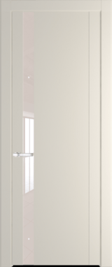 Межкомнатная дверь Profil Doors 1.2 P Lacobel Перламутровый лак Кремовая Магнолия (RAL 120-04)