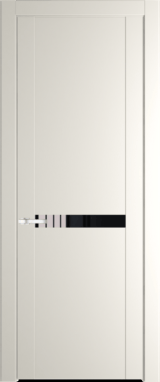 Межкомнатная дверь Profil Doors 1.4 P Lacobel Черный лак Перламутр белый