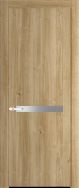 Межкомнатная дверь Profil Doors Orange 1.4N.O Дуб Карамель Монохром серебро (серебро матлак)