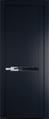 Межкомнатная дверь Profil Doors 1.4 P Лоран узор золото Нэви Блу (RAL 7016)