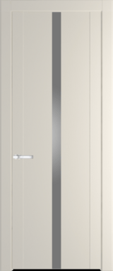 Межкомнатная дверь Profil Doors 1.8 P Lacobel Серебряный лак Кремовая Магнолия (RAL 120-04)