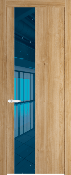 Межкомнатная дверь Profil Doors 19 NW Зеркало Blue Дуб Карамель