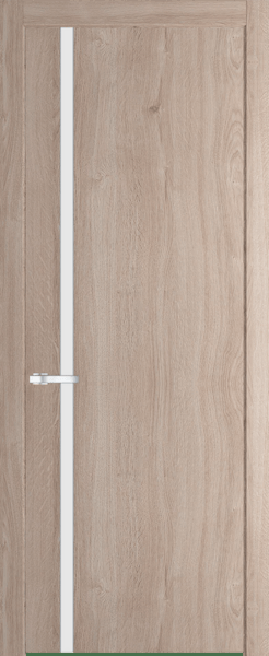 Межкомнатная дверь Profil Doors 21 NW Монохром белый просветленный Дуб Сонома
