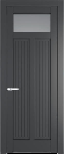 Межкомнатная дверь Profil Doors 3.4.2 PM Прозрачное Графит (Pantone 425С)