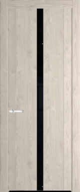 Межкомнатная дверь Profil Doors 1.8 N Черный лак Каштан светлый