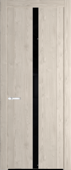 Межкомнатная дверь Profil Doors 1.8 N Черный лак Каштан светлый
