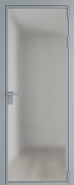 Алюминиевая дверь Profil Doors 1 AG Серебро Матовое