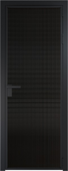 Алюминиевая дверь Profil Doors 1 AG Черный матовый Мору черное
