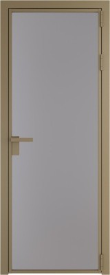 Алюминиевая дверь Profil Doors 1 AG Шампань Монохром серый