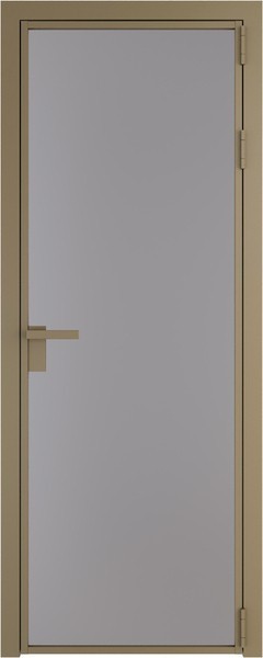 Алюминиевая дверь Profil Doors 1 AG Шампань Монохром серый