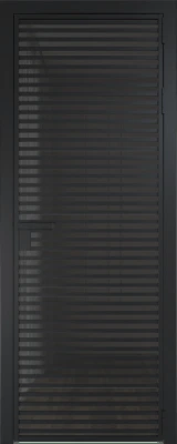Алюминиевая дверь Profil Doors 12 AG Черный матовый Тонированное
