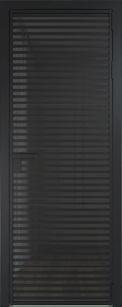 Алюминиевая дверь Profil Doors 12 AG Черный матовый Тонированное