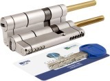 Цилиндровый механизм Mottura (Моттура) под вертушку (дл. шток) CP4P463101C5 (77 мм/41+10+26), МАТ.НИКЕЛЬ