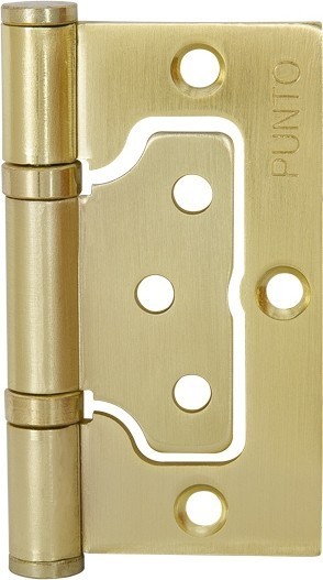 Петля Punto (Пунто) универсальная без врезки IN3200W-HD SB (200-2B/HD 75x2,5) мат. золото