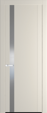 Межкомнатная дверь Profil Doors 1.2 P Lacobel Серебряный лак Кремовая Магнолия (RAL 120-04)