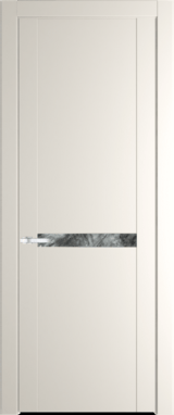 Межкомнатная дверь Profil Doors 1.4 P Атриум серебро Перламутр белый