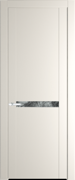 Межкомнатная дверь Profil Doors 1.4 P Атриум серебро Перламутр белый