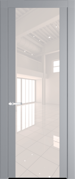 Межкомнатная дверь Profil Doors 1.7 P Lacobel Перламутровый лак Смоки (RAL 870-02)