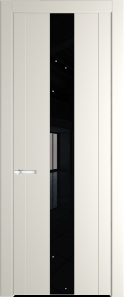 Межкомнатная дверь Profil Doors 1.9 P Черный лак Перламутр белый