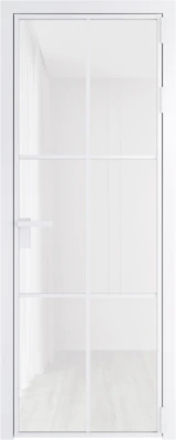 Алюминиевая дверь Profil Doors 3 AG Вайт Белый триплекс