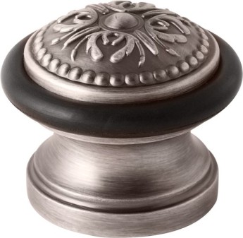 Упор Fuaro (Фуаро) дверной напольный STOPPER/SM01 (DS SM01) AS-3 античное серебро