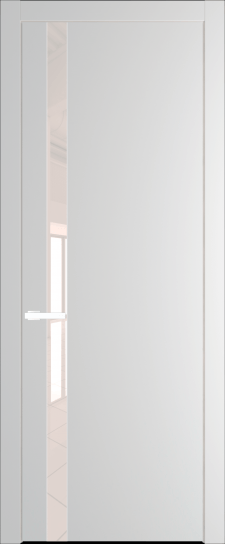 18PW Крем Вайт (RAL 120-02) стекло Lacobel Перламутровый лак