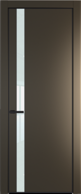 Межкомнатная дверь Profil Doors Orange 18 PE.O Белый лак Перламутр бронза Черный матовый RAL9005