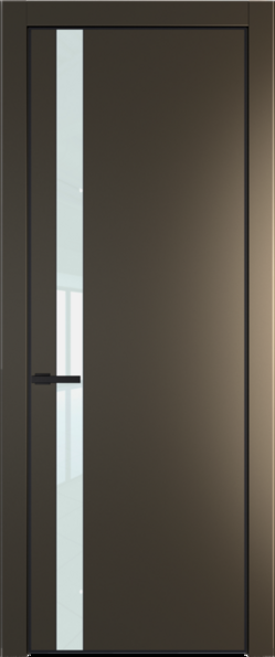 Межкомнатная дверь Profil Doors Orange 18 PE.O Белый лак Перламутр бронза Черный матовый RAL9005