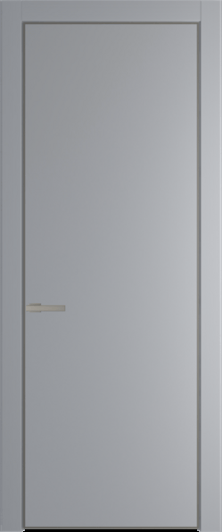 Межкомнатная дверь Profil Doors 1 PA Никель матовый Смоки (RAL 870-02)