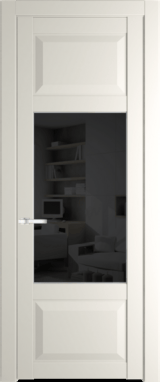 Межкомнатная дверь Profil Doors 1.3.3 PD Черное тонированное Перламутр белый