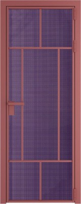 Алюминиевая дверь Profil Doors 10 AG Красный антрацит Кризет Фиолетовый