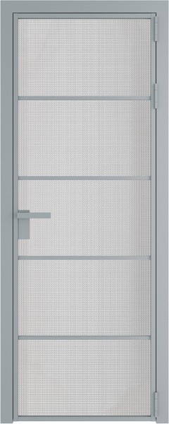 Алюминиевая дверь Profil Doors 14 AG Серебро Кризет