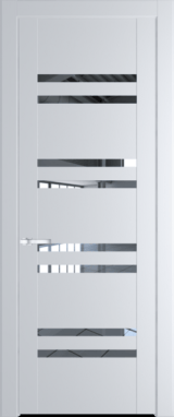 Межкомнатная дверь Profil Doors 1.6 P Прозрачное Вайт (RAL 110 96 02)