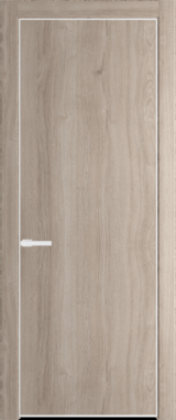 Межкомнатная дверь Profil Doors Orange 1 NE.O Дуб Сонома Белый матовый RAL9003