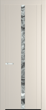 Межкомнатная дверь Profil Doors 1.8 P Атриум серебро Кремовая Магнолия (RAL 120-04)