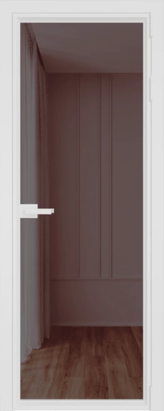 Алюминиевая дверь Profil Doors 1AV Вайт Золотистая бронза