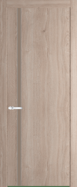 Межкомнатная дверь Profil Doors 21 NW Монохром капучино Дуб Сонома